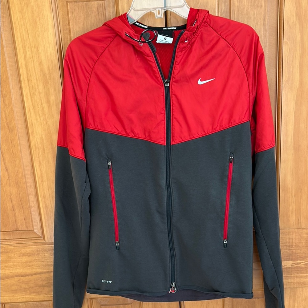 Nike Men's Red and Black Jacket